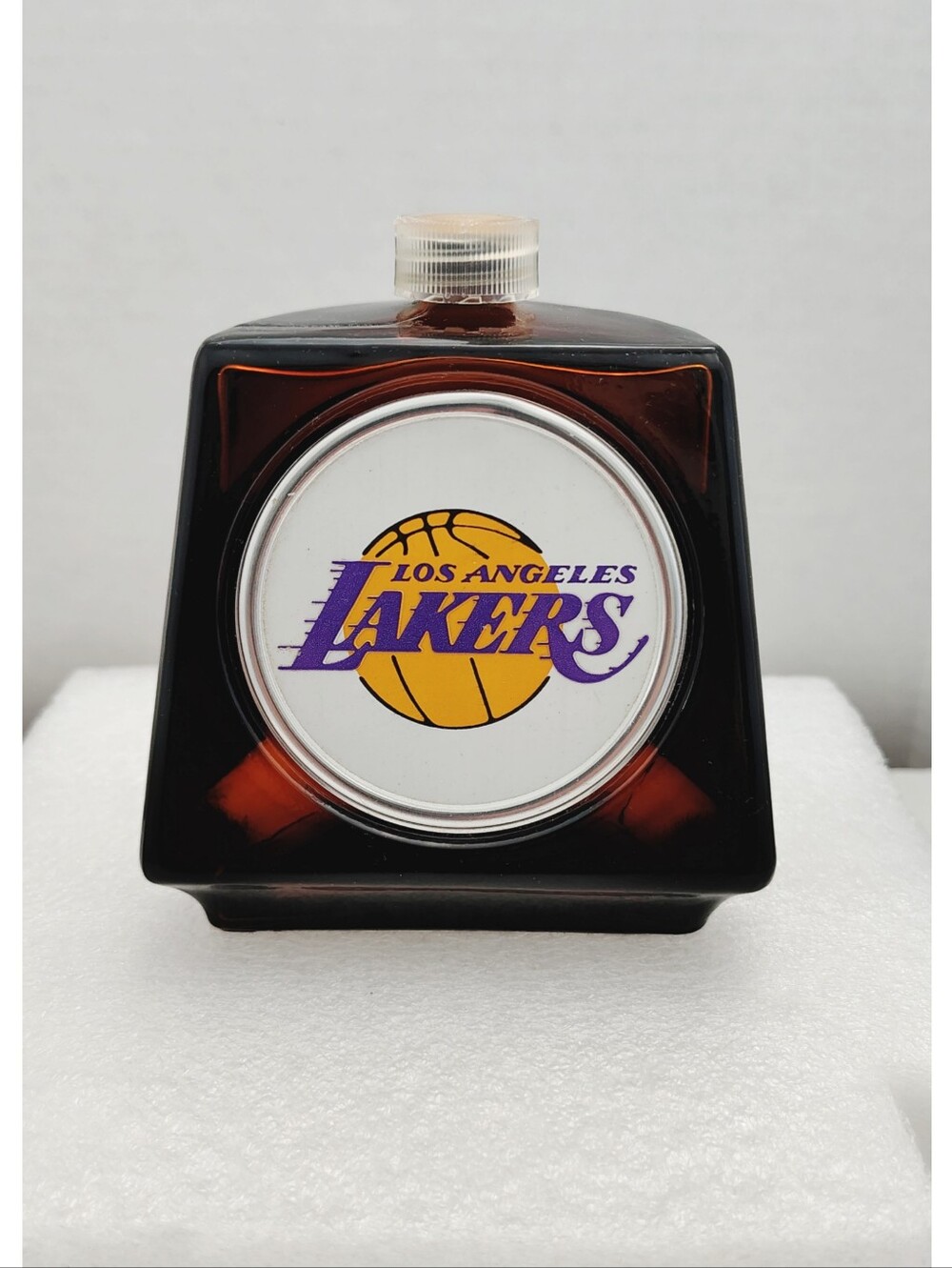 🏀 Los Angeles Lakers 🏀 VINTAGE AvonDecanter Bottle #33198 *NO Player Topper*